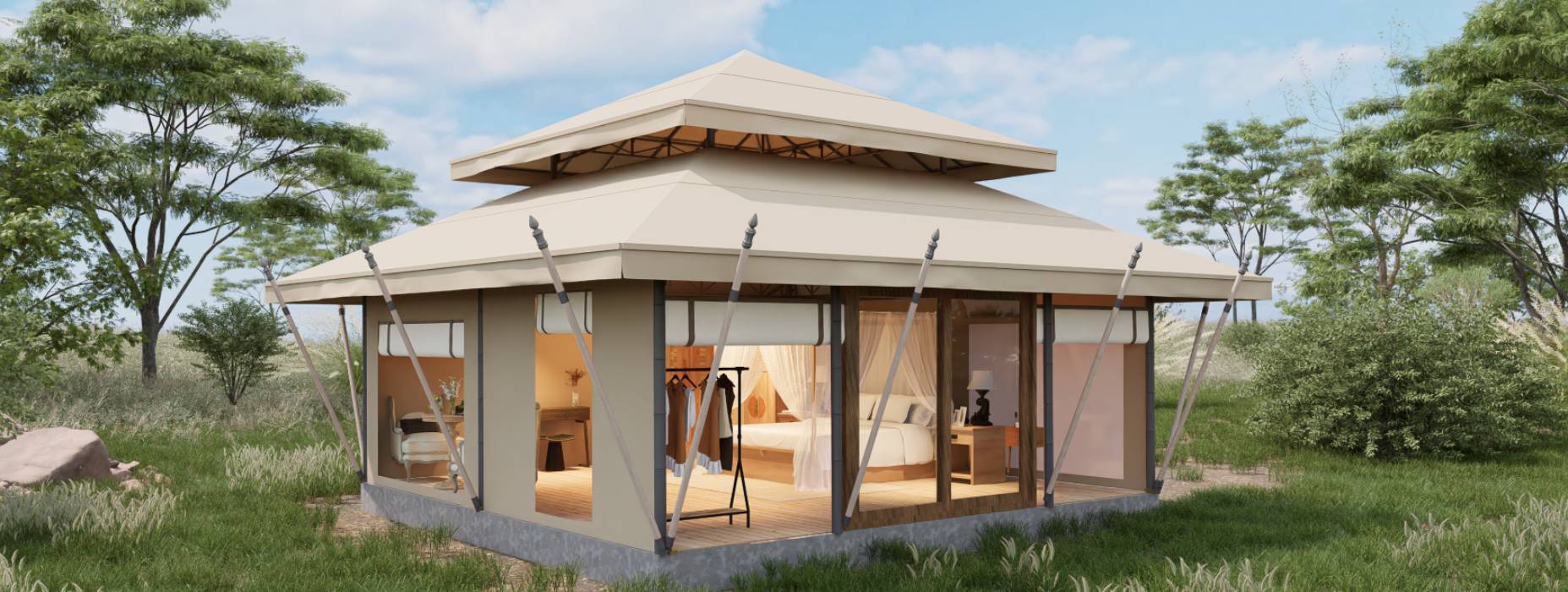 波密县户外野奢帐篷